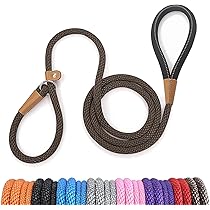 Guinzaglio Corto In Pelle Con Molla - Per Cani Di Taglia Piccola, Media E Grande - Ideale Per Addestramento