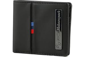 BMW M Motorsport Portafoglio da uomo nero Puma + borsa per la spesa, Nero , Classico