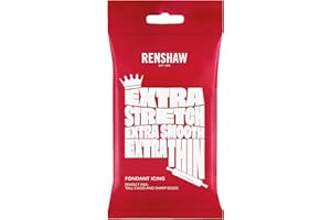 Renshaw Pâte à Sucre Extra Ferme/Élastique Blanc 1 kg