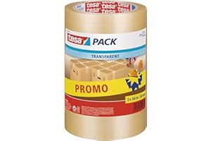 TESA UK tesapack Standard transparant 3 x 66m:50mm