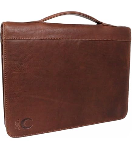 Porte-documents Cuir Vintage STILORD 'Vincent' - Portfolio A4 Avec Anneaux, Idéal Pour Affaires - 11