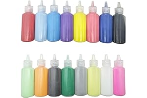 JMZLLRX 16 Bouteille de Sable Art, Kit D'Art sur Sable, Kit de Bricolage au Sable, Kit de Bricolage en Sable pour Le Dessin, La Peinture et Le Bricolage