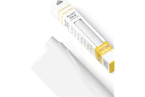 POLI-TAPE Poli-Flex® Turbo® - Vinile Termo trasferibile per Tessuti – Foglio di Pellicola Flessibile stirabile, Foglio per per t-Shirt per Plotter Cricut e Silhouette, Bianco, 30,5cm x 122 cm