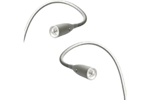 kalb Material für Möbel Lampa LED do czytania lampka do czytania, lampka nocna, lampka nocna, lampka do czytania, do wyboru: zestaw 2 szt