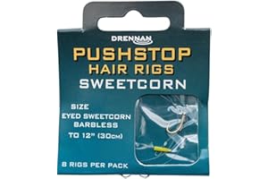 DRENNAN SWEETCORN QUICKSTOP HAIR RIGS SIZE 16 - HNQSCB016