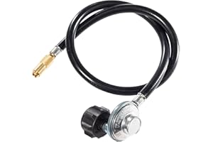 Blackstone 5471 Propane Adapter Hose & Regulator for 20 lb Tank, Gas Grill & Griddle - Weather Resistant & Corrosion Resistant - Extends Up To 3 Feet