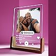 CRYPTONITE Acrylic Personalized Gifts Spotify Plaque | Personalized Valentine Gifts for Wife, Husband, Girlfriend or Boyfriend | Customized Gifts for Couples with Your Favorite Song & Photo