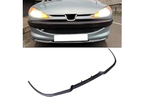 ELIT TUNING STORE Pour Peugeot 206 207 306 Cupra R Pare-chocs Avant Lıp Spoiler Lıp Universel 3 Pcs Body Kit Sport Tuning Protecteur Accessoire Voiture Pièces Extérieures
