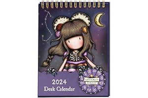 Santoro Gorjuss - Calendario de escritorio 2024 - Constelaciones del zodiaco | Va desde enero de 2024 hasta enero de 2025