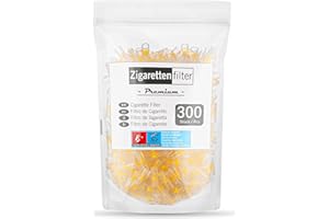 Thometzki Zigarettenfilter, Zigaretten Filter Aufsatz 8 mm - Anti Teerfilter für Zigaretten - Zigarettenspitze mit Microfilter - BPA Frei Zigarettenhülsen Plastik - Stopp Nikotin Filter - 300 Stück