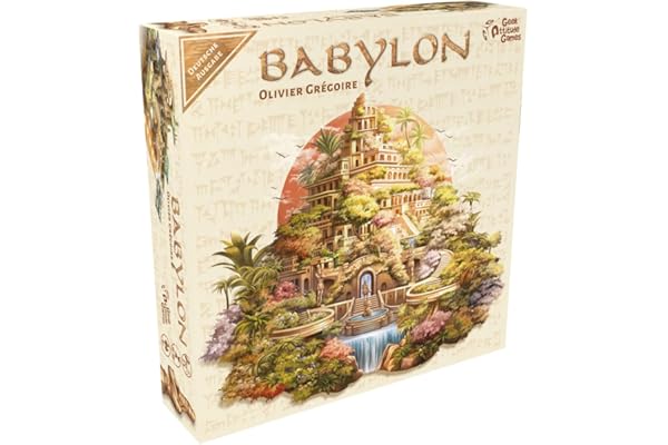 ELZNIR GAMES Babylon Allemand - Jeu d'empilage - pour 2 à 4 Personnes - À partir de 8 Ans - Plusieurs Couleurs
