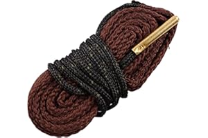 Fayelong Bore Snake Cleaner. 17. 22. 40. 50. 308. 380 Cal 6, 7, 9mm Calibro 12 20 28 410 GA Corda per Pulizia di Fucile, per Pulizia di Carabine, Pistole, Fucili da Caccia