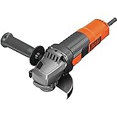 BLACK+DECKER BEG210 Amoladora 115mm 12000 Rpm Motor de 900W Incluye Empu&ntilde;adura Lateral | Motor de 900 W y disco de 115 mm
