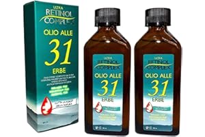ULTRA RETINOL COMPLEX Retinol Complex Olio alle 31 Erbe, utile contro Mal di Testa e dolori al corpo - 100ml (2 Confezioni)