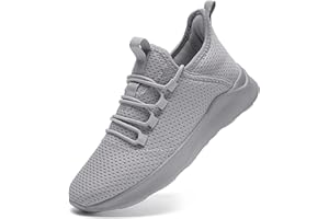 FUJEAK Women Shoes Trainers Running Walking Slip on Ladies Gym Trainer Comfortable Shoes Fitness Jogging Sports Outdoor Sneakers Mesh Casual Lightweight Breathable