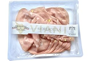Salumificio Viani Mortadella mit Pistazien dünn geschnitten - Aufschnitt 100g aus der Toskana