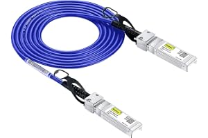 Mörkblå 10G SFP+ DAC-kabel 1,5-meter (4,9 ft), Twinax SFP+ kabel för Cisco SFP-H10GB-CU1.5M, Meraki, Ubiquiti UniFi, D-Link