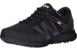 DW SHOES Chaussures Larges orthopédiques pour Homme et Femme - Semelles extérieures Extra Larges - Intérieur sans Couture pour Les Pieds gonflés, diabétiques, Larges ou Hallux - Chaussures de Sport