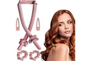 LNMYIC Neu Lockenwickler Locken Ohne Hitze, Samt Heatless Curls, Rutschfest Heatless Curls Band mit Haarnadel, Lockenwickler über Nacht, DIY Heatless Hair Curler Frisurenset,für langes mittleres Haar