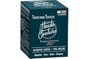 Tinte Textil Azul Petróleo - 350g Todo en Uno - Listo para usar en Ropa y Tejidos - HAUTE COUTURE