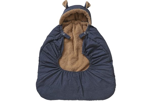Vertbaudet Protège porte-bébé doudoune encre TU, Bleu