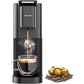 Cecotec Coffee Capsules Power Caps 20 Cream. 1400W, 20 Bars, Compatible Nespresso Capsules, Water Tank 700 ml, Thermoblock, N