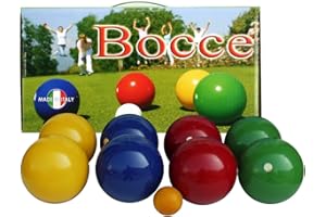 LONDERO Holz Boccia, Qualitätsspiel Kugeldurchmesser 10 cm