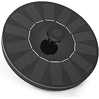 Solar Springbrunnen , Solar Teichpumpe mit 5 Effekte Solar Wasserpumpe Solar schwimmender Fontäne Pumpe für Gartenteich…