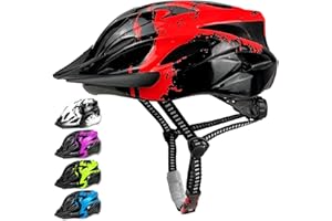 LeapBeast Fahrradhelm Kinder, Verstellbarer Kinderhelm für Jungen und Mädchen im Alter von 3-13 Jahren, Mehrere Belüftungen Helm, Multisport-Kinderhelm mit Visier, Schutzhelm