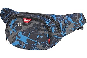 YOOLUAN Marsupio Uomo Donna Sportivo Marsupio Outdoor Marsupio la Tracolla Regolabile Impermeabile Escursionismo Bicicletta Campeggio Sport all Aperto