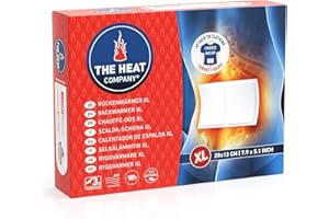 ‎THE HEAT COMPANY THE HEAT COMPANY Rückenwärmer XL - 3 Stück – Wärmepflaster für Rücken & Körper - EXTRA WARM - perfekt als Körperwärmer - 18 Stunden wohlige Wärme - rein natürlich
