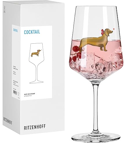 Ritzenhoff & Breker Cocktailglas »Joy«, (Set, 6 tlg., 6 Cocktailgläser, je 390 ml), 390 ml, 6