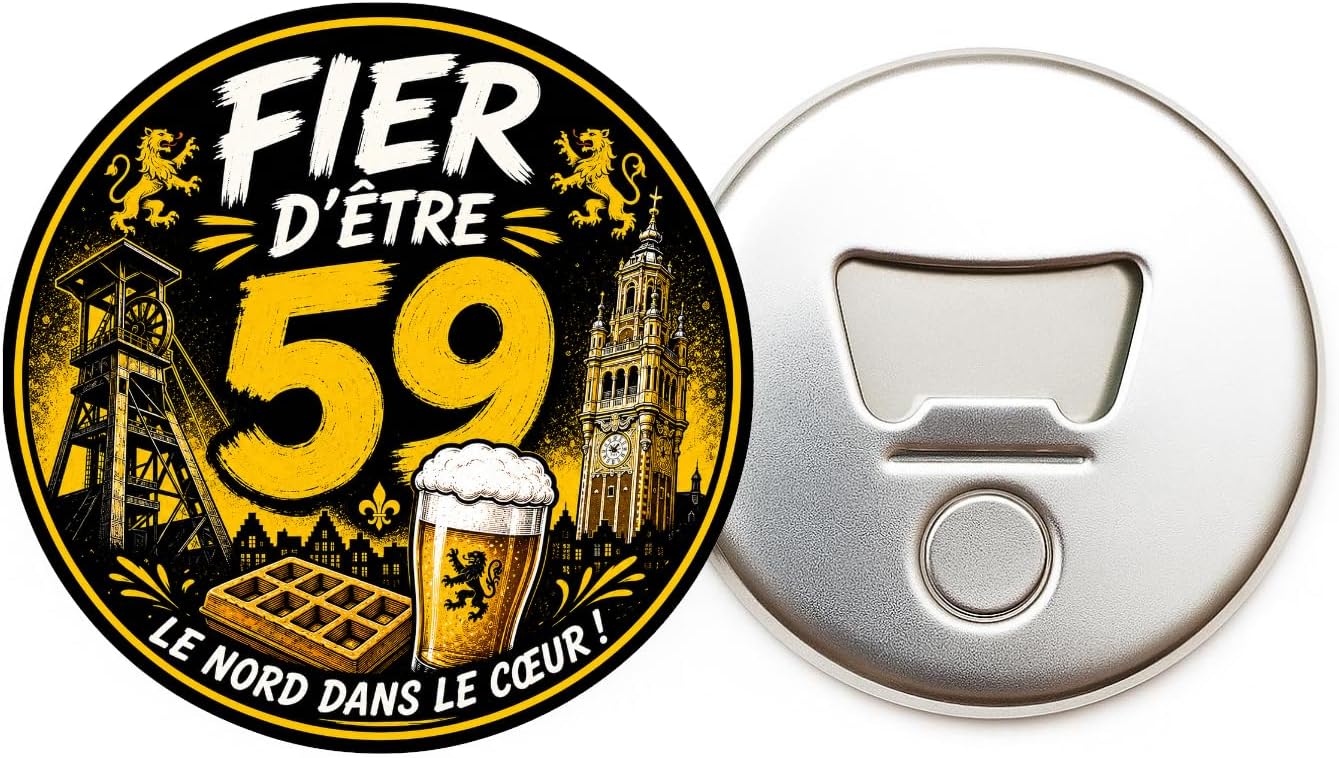 Avis d'Expert & Test Approfondi : Décapsuleur Magnétique 58 mm Fier d Être 59 L (Sélection)