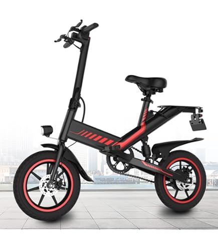 Bici Elettrica Pieghevole 250W - Pneumatici Larghi 14", Batteria 36V/6.4Ah, Autonomia 15KM, Per Città E Montagna - Foto 8