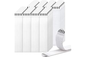 FENTAR 72 Stück Klettband Selbstklebend Extra Stark, Poster Strips Bilder Aufhängen Ohne Bohren, Doppelseitiges Klettband, Weiß Klettverschluss Selbstklebend, Rückstandsfrei Klett Klebeband Bilderhaken