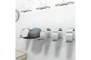 nobellgo Basecap Halterung aus Edelstahl | Cap Holder | Kappen Halterung | Baseball Caps Organizer, 1 STK