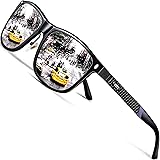 ATTCL Herren Sonnenbrille Sport Polarisierte Fahr Angeln Golf Sportbrille UV400 Schutz