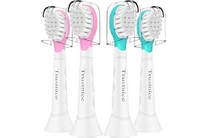 Trustnice Compact Mini reservborstar för Philips Sonicare barnborsthuvuden – Kompatibel med Philips Sonicare barntandborste S