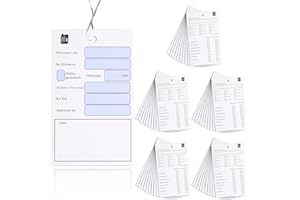 CESHMD 50 placas para cambio de aceite, con alambre, para cambio de aceite, con impresión a doble cara, 6 x 10 cm