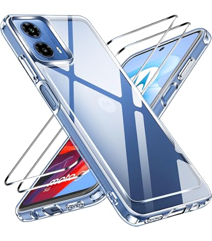 Ivoler Handyhülle Für Motorola Moto G84 5G – Transparent, Militärischer Schutz, Kratzfest & Vergilbungsfrei – Mit Erhöhten Rändern