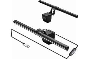 CATPOWER Computermonitor-Lichtleiste, LED-Bildschirm-Lichtleiste für den Arbeitsplatz, dimmbare Monitorlampe, Monitorlampe mit Tastensteuerung für Schreibtisch/Büro/Zuhause/Gaming, zur Augenpflege