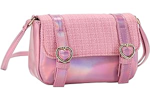 PinkSheep Sac à main pour petite fille - Mini sac à bandoulière pour enfants de 3 à 6 ans - Cadeau tendance, rose, Small