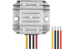 VOLRANTISE Voltage Regulator DC 8V ~ 40V to 12V 3A 36W Converter- DC 36V 24V 18V to 12V Step Down Converter Regulator Waterproof Module Transformer