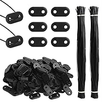 Kit Fixation Clôture Brise-vue – 50 Plaques PVC + 50 Attaches – Stabilisez Vos Panneaux De Jardin