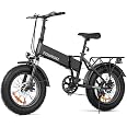 Vélo électrique Pliable Fat Bike Y20 - Pneus 20x4 Pouces, Batterie 48V 18Ah, Autonomie 60-140 Km - Pour Ville Et Chemins