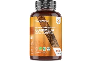 BIO Gurkmeja Kapslar - Svartpeppar & Ingefära med Curcumin - Gurkmeja och Ingefära Pulver - 180 Kapslar - Vegan - WeightWorld