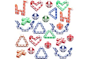 wohot Mitgebsel Kindergeburtstag Geschenke - 24 Stück 24 Blöcke Magische Schlange Würfel Spielzeug - Kleine Geschenke für Kinder Kindergeburtstag Gastgeschenke