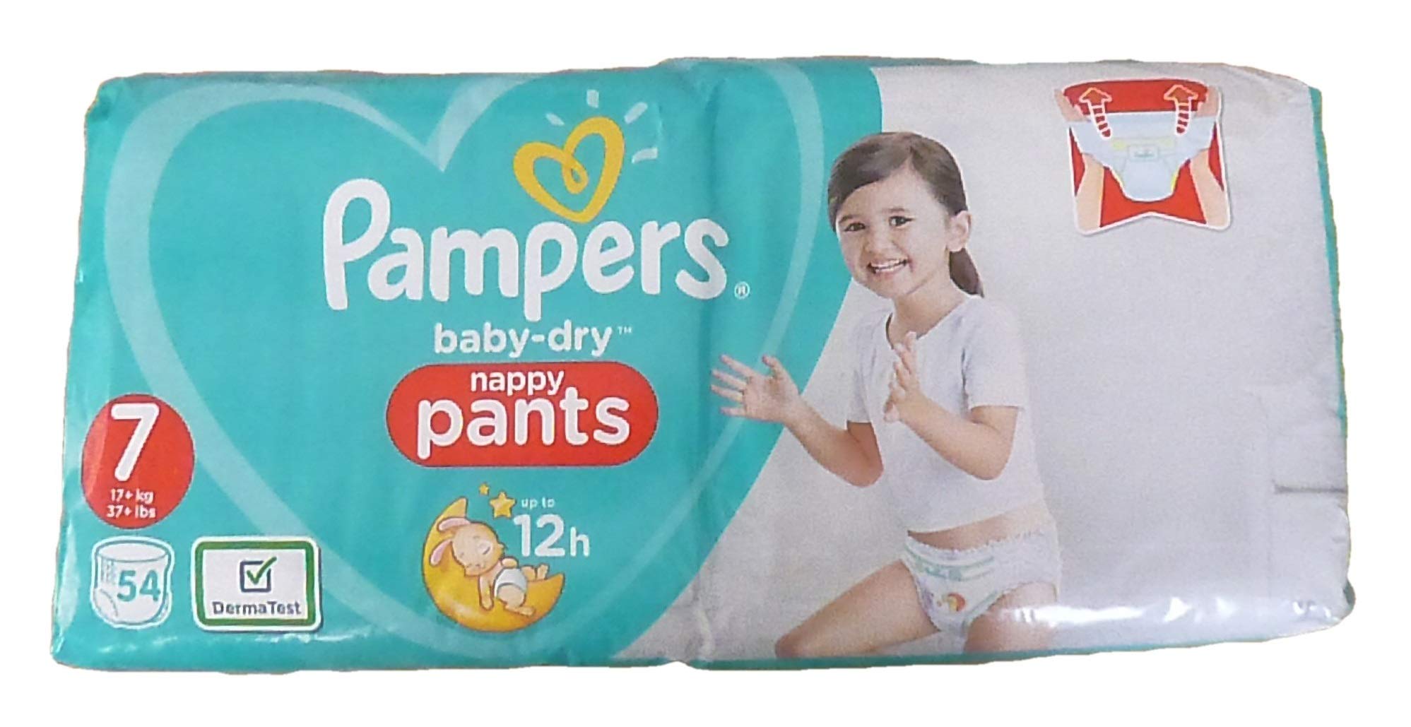size 7 pampers nappy pants