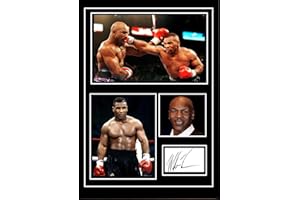 POSTER PRESENTS MIKE TYSON SIGNED/AUTOGRAPHED PHOTO - Unframed Photograph Wall Art for Living Room