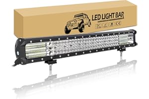 RIGIDON Barra Led 23 Pulgadas 59cm 570W Barras de Luz de Trabajo, 12V 24V 6000K IP67 Impermeable lámparas de conducción faros led foco led tractor para 4x4 Coche Off Road Camión ATV UTV SUV Barco